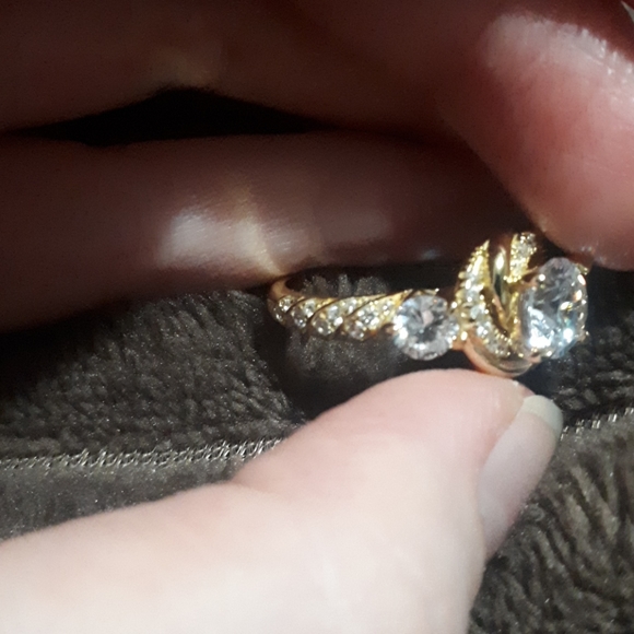 Jeulia Floral Halo Round Cut Sterling Silver Ring - Picture 6 of 7